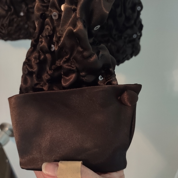 MSK Brown Dressy Top. Size Small. - Picture 10 of 11